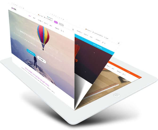 Home 20 Website design and web development examples