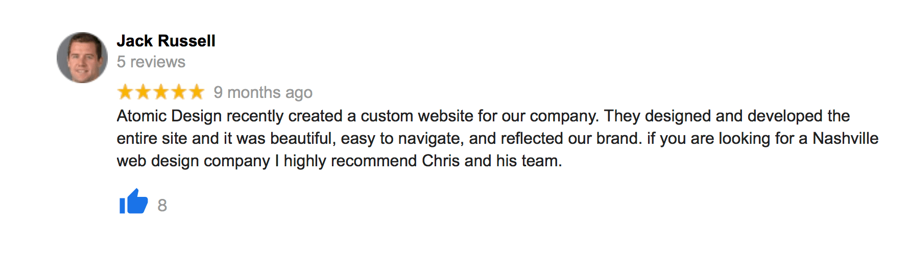 Reviews 04 nashville seo web atomic design reviews