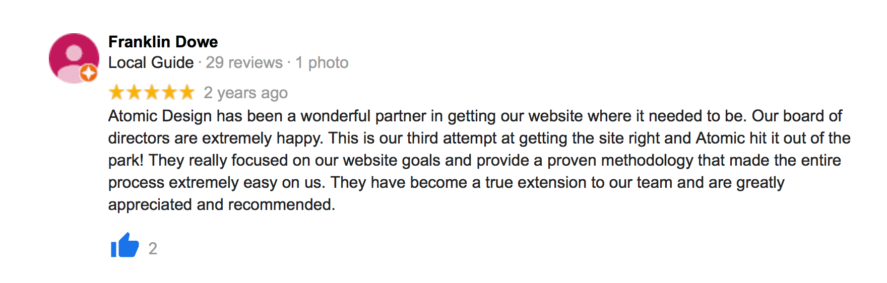 Reviews 06 rochester seo web atomic design reviews